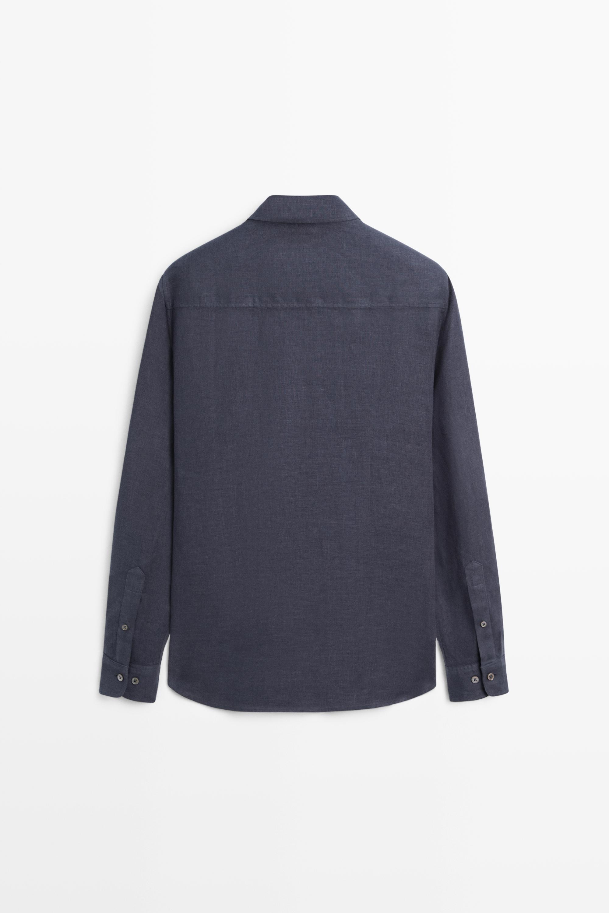Chemise regular fit 100 % lin